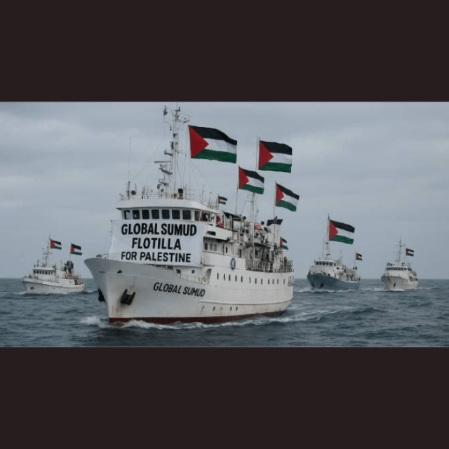 Turkish Navy Frigates Reportedly Begin Escorting the Global Sumud Flotilla to Gaza