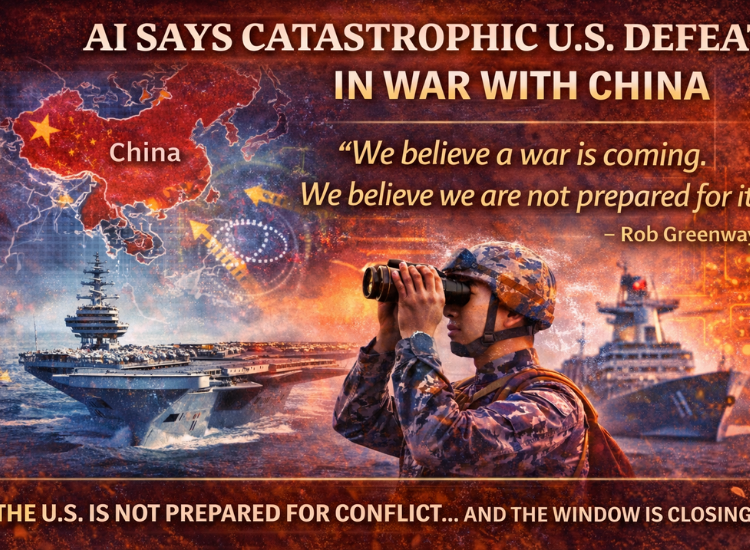 AI Wargame Warns of Catastrophic U.S. Defeat in War With China