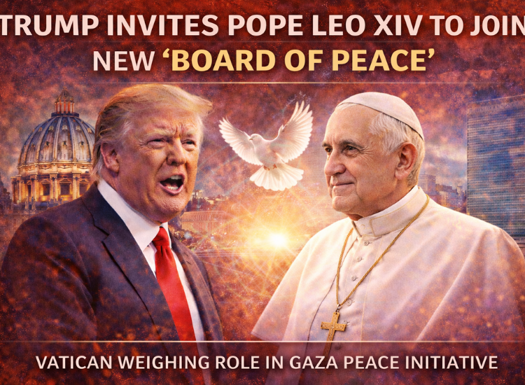 Trump Invites Pope Leo XIV to Join New “Board of Peace” in Gaza Initiative