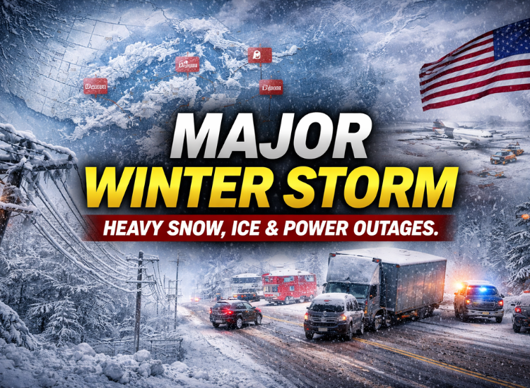 Major Winter Storm Poised to Paralyze U.S. Travel and Power Grid